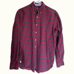 Vintage Ralph Lauren checkered red & green button up shirt